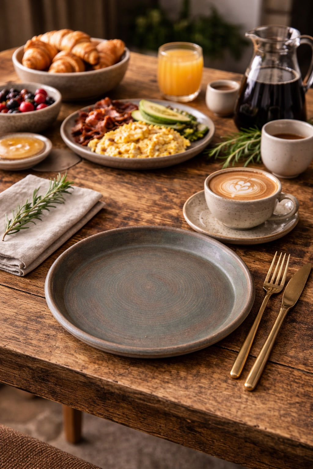 hand crafted artisan plate