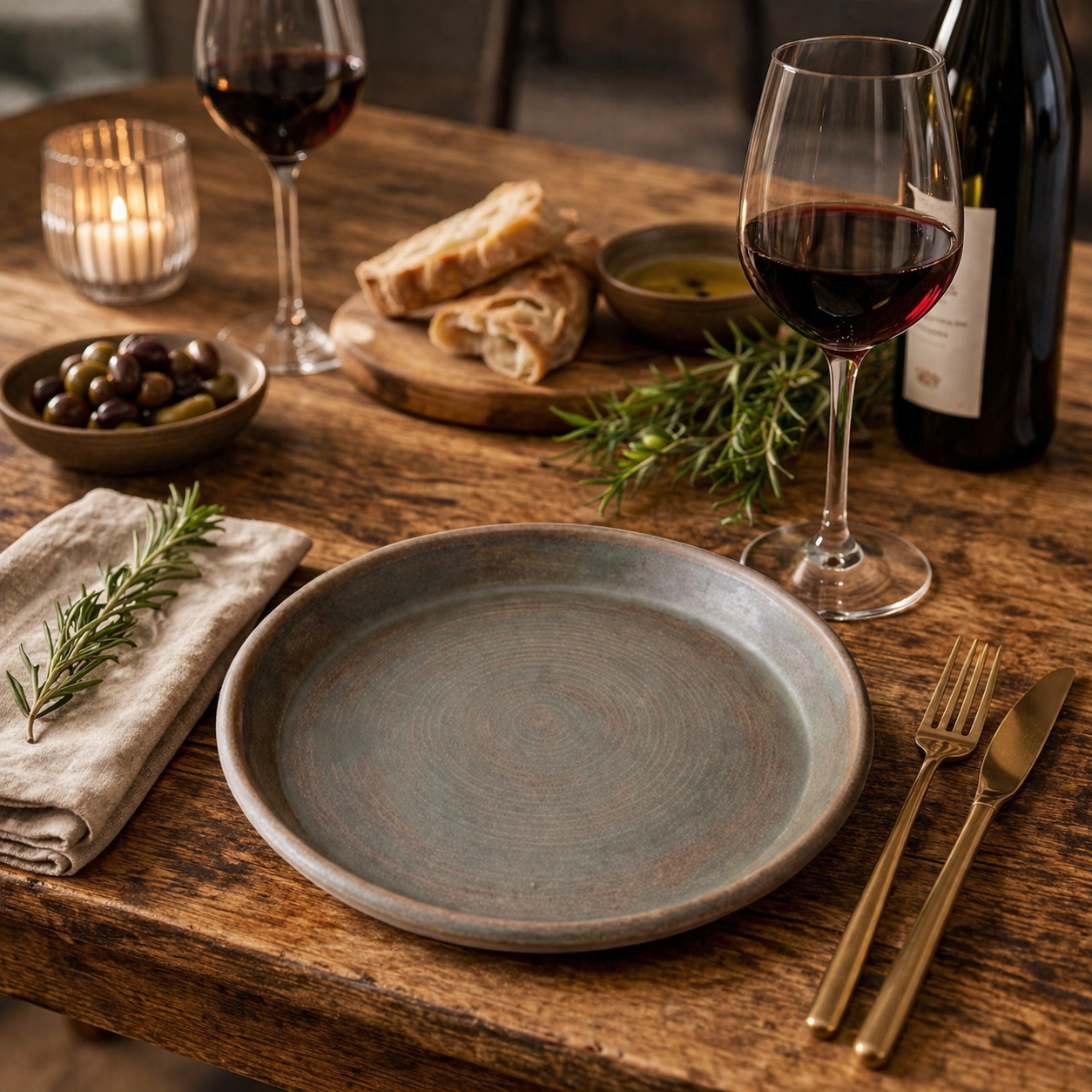 hand crafted artisan plate